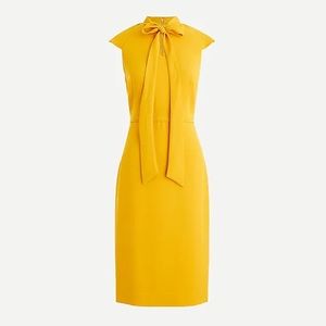 J.Crew Ruffle front sheath dress in 365 crepe NWT
